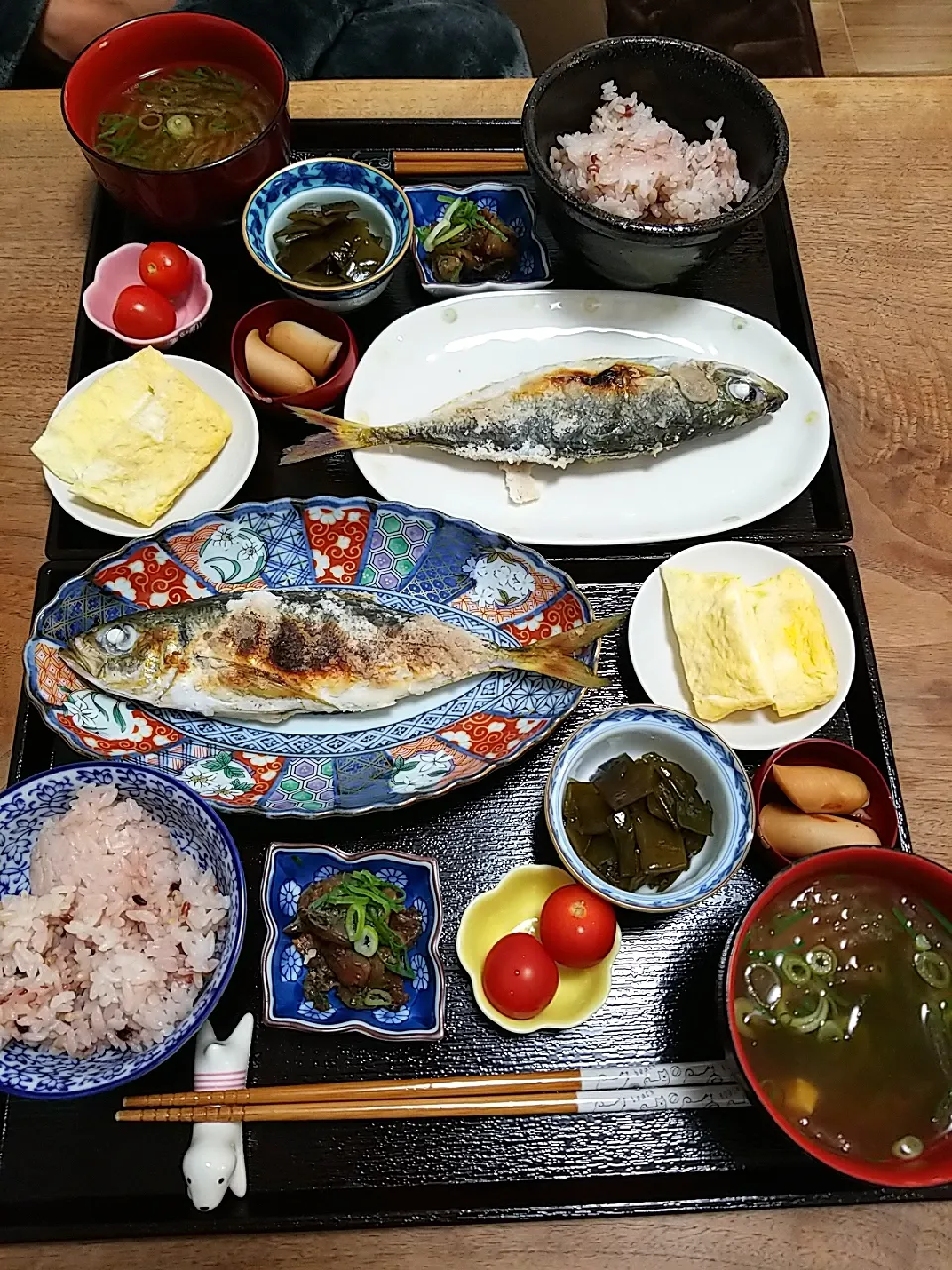 朝ごはんは自分で釣った鯵の塩焼き|nontaさん