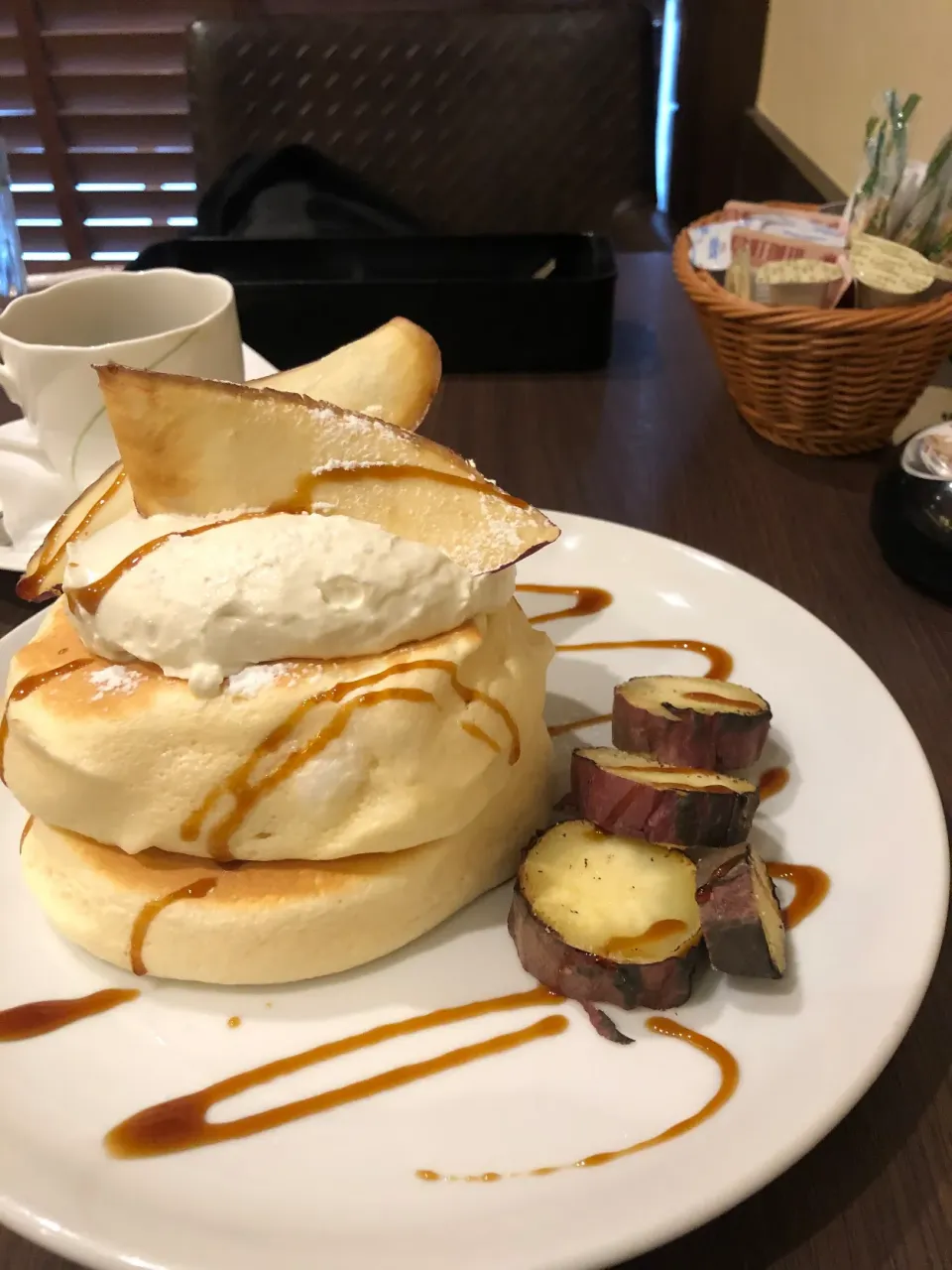 Snapdishの料理写真:お芋のパンケーキ|さんだーさん