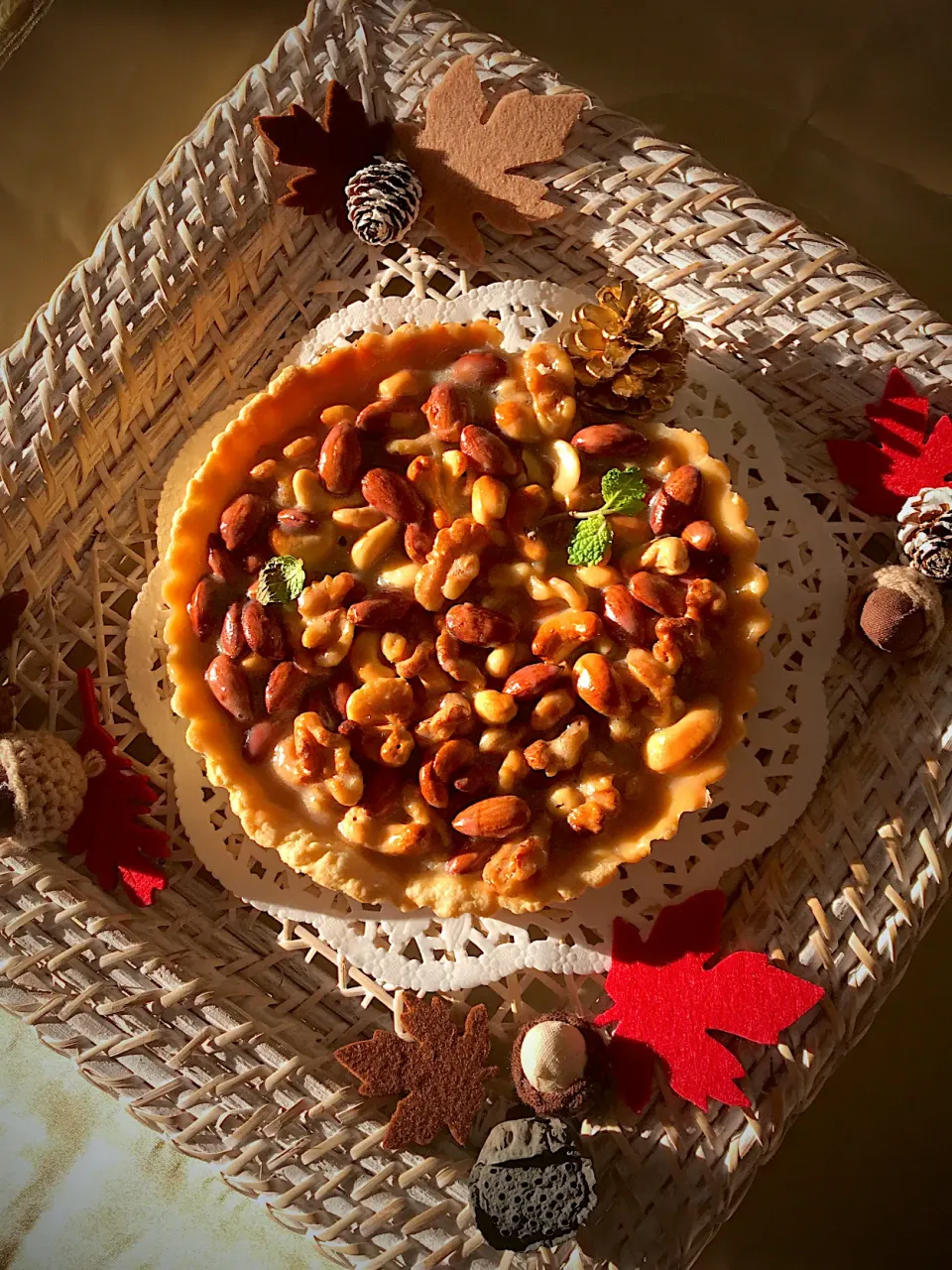 ちゅらちゃんさんの料理 キャラメルナッツタルト|いっちゃんさん