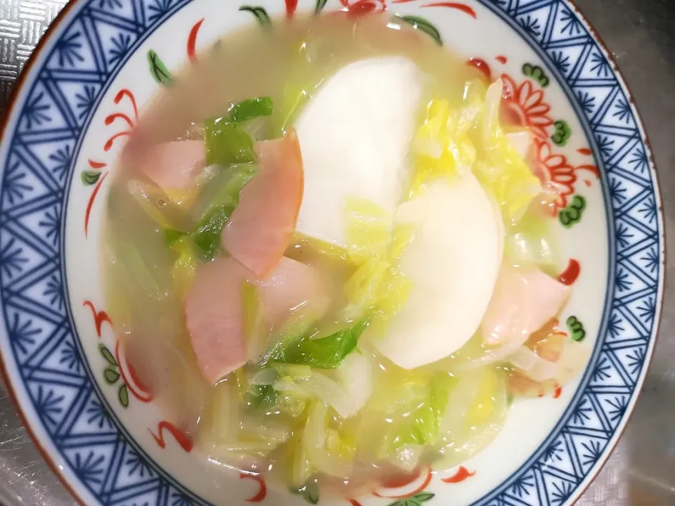 Snapdishの料理写真:かぶと白菜のクリーム煮|EKさん