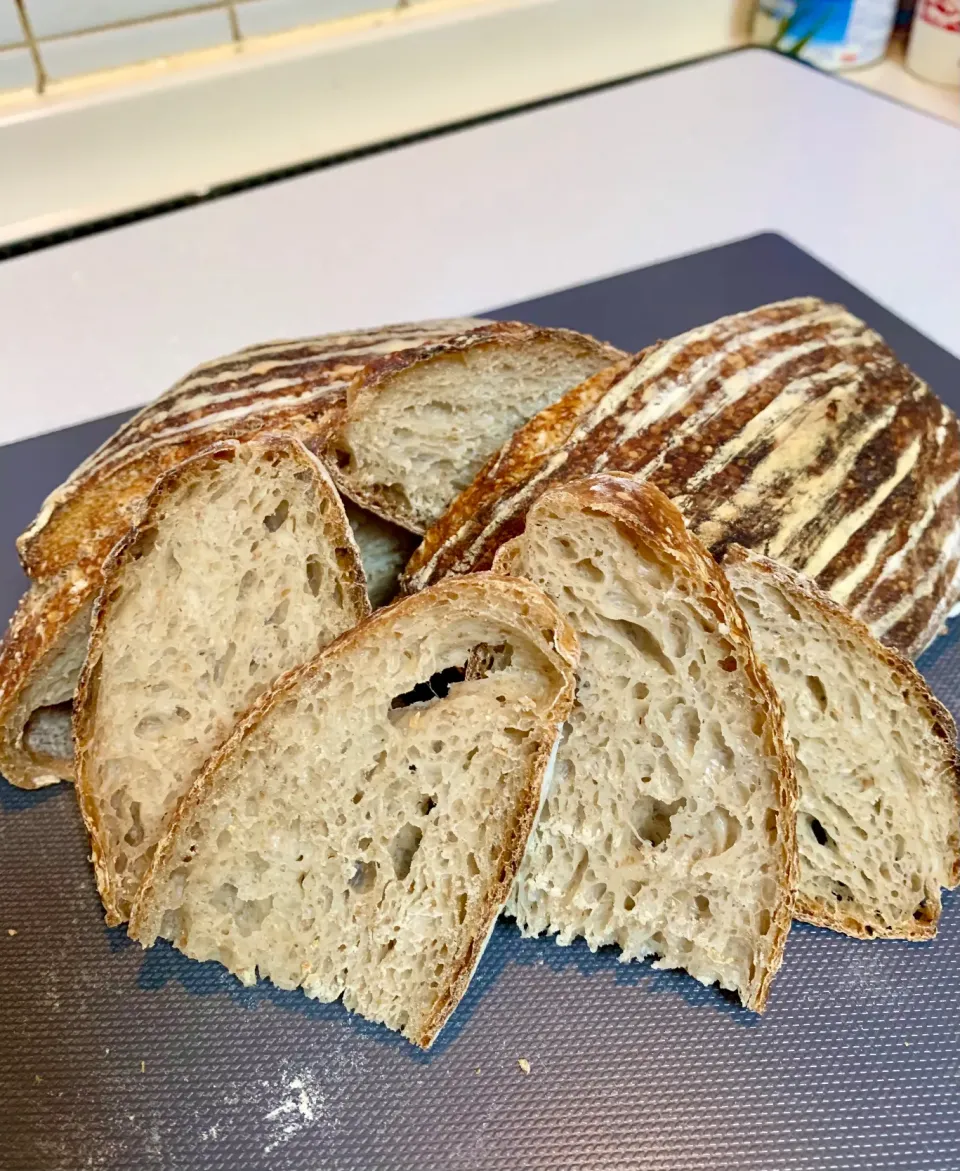 Rustic Whole Wheat Cardamom Sourdough Bread (pic 2)|gonbenさん