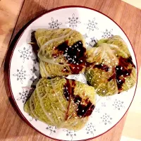 Snapdishの料理写真:Pork and Rice stuffed Cabbage|Darshna Wallaceさん