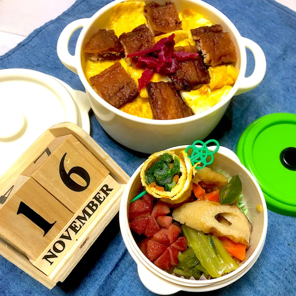 Snapdishの料理写真:旦那のお弁当🍱|ぷーはるひゅうさん