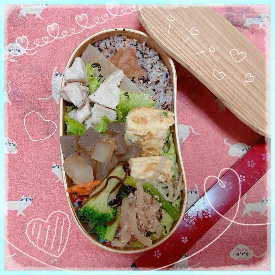 １１／１６ ｍｏｎ 鶏胸肉の塩レモンだれ弁当🍴|rinaronarさん