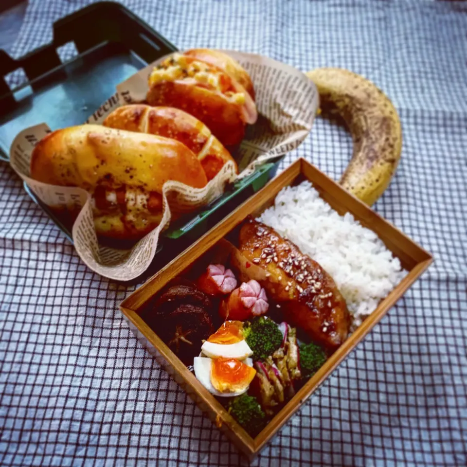 Snapdishの料理写真:おじ弁…シイラ照り焼きお弁当🙋🏻‍♀️|カンカンさん