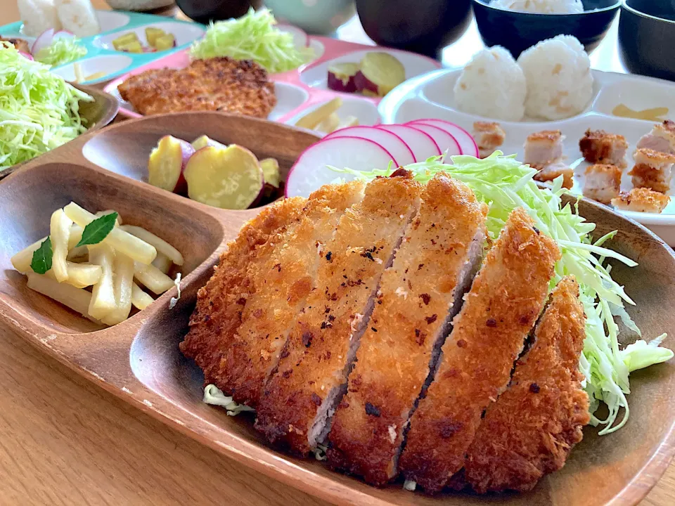 ＊とんかつ定食＊こっちの角度もお気に入り♫|＊抹茶＊さん