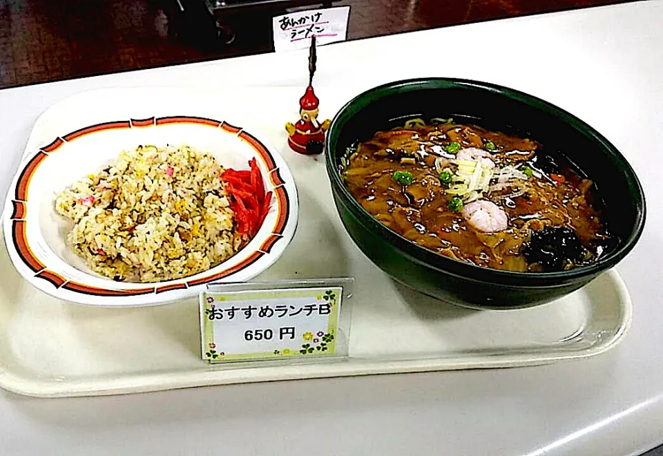 あんかけラーメン・半チャーハンセット|nyama1さん