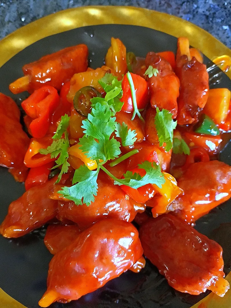 Vegetarian Sweet and Sour Roasted Ribs|Fatmamaさん