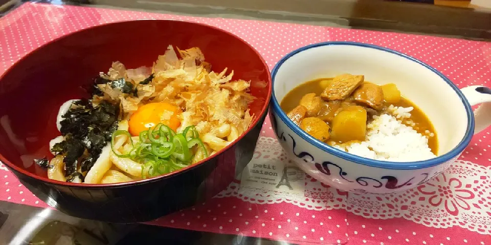 またしても伊勢うどん
今夜は蕎麦屋さんの様にカレーセット😀|kamekameさん