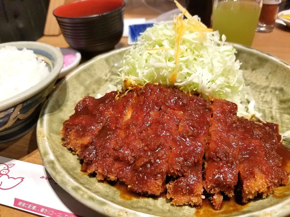 ロースカツ定食　味噌カツひさしぶり！|しあるさん