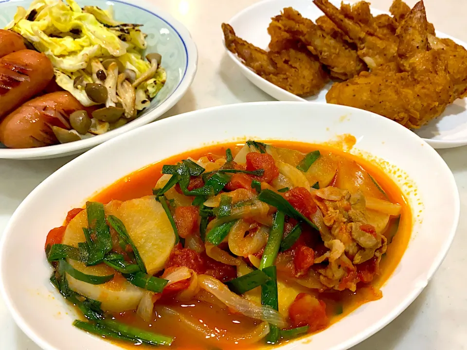 万能トマト缶で野菜たっぷり煮込み料理|か〜こさん