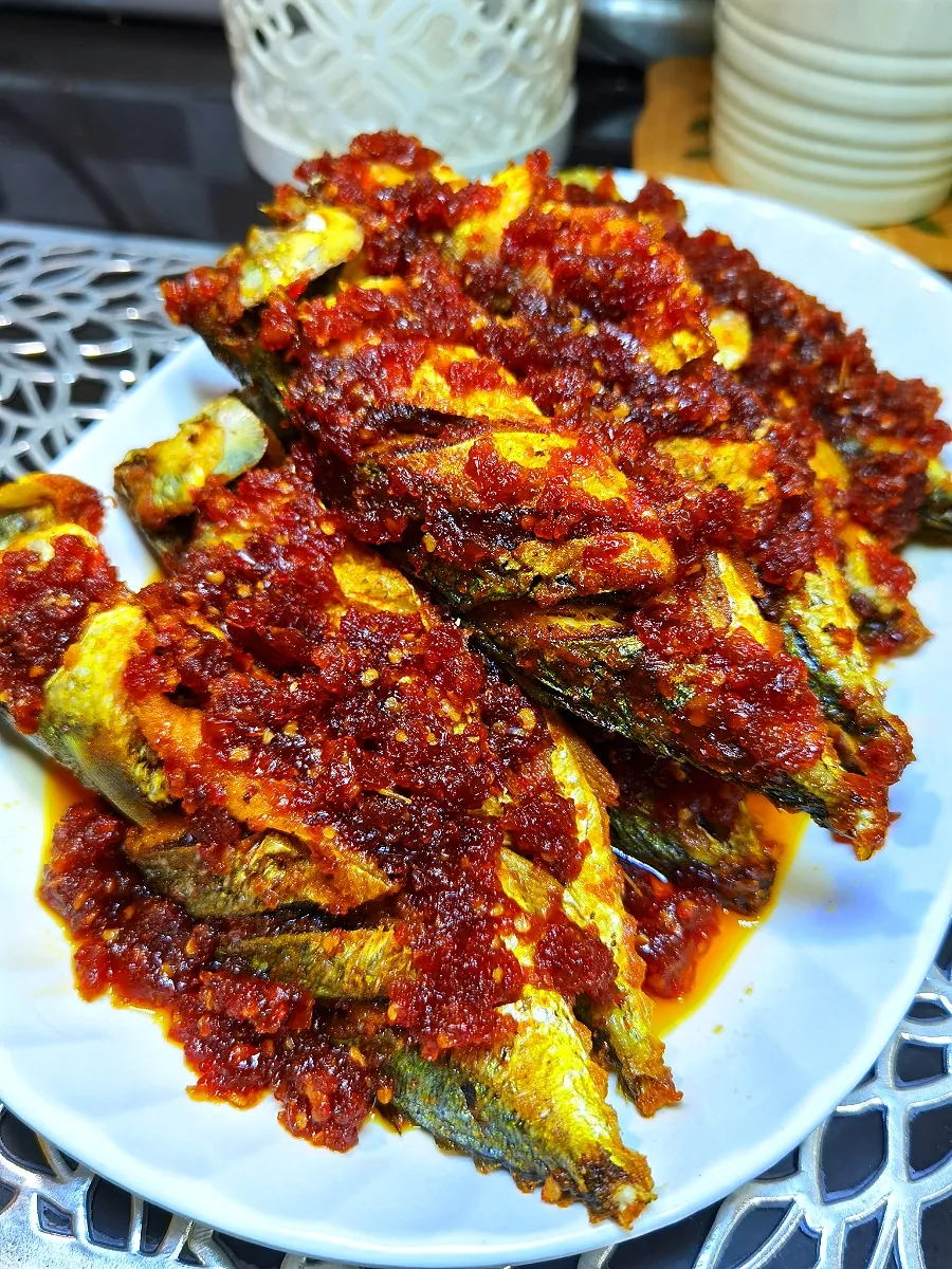 Sambal cili api ikan kembung|azirasamsuddin771008055774さん