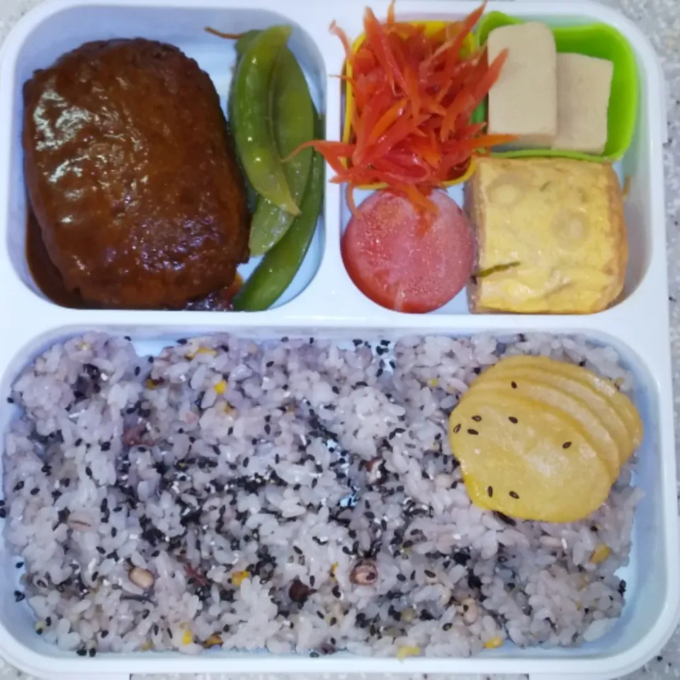 ハンバーグ弁当|アクちゃんさん