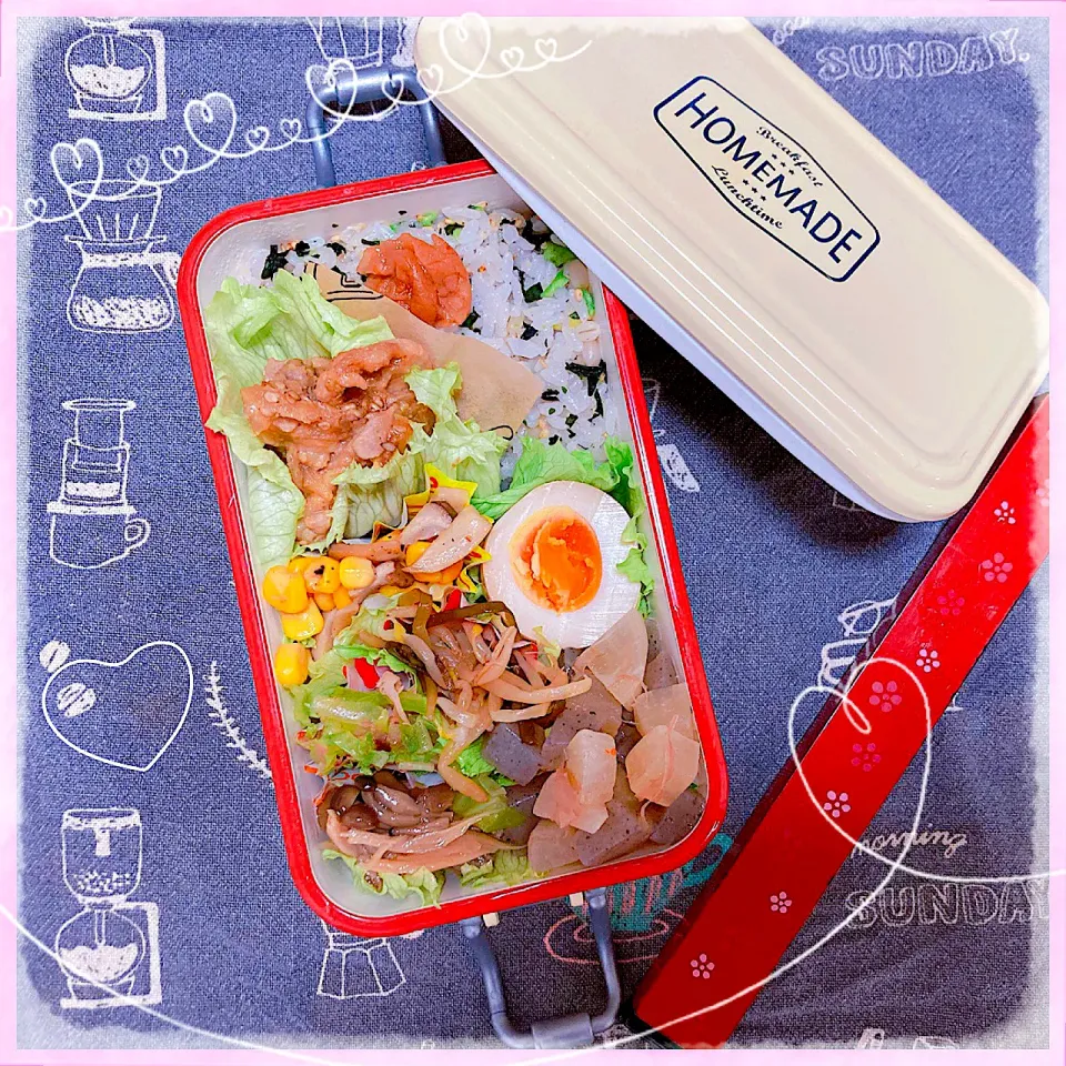 １１／１７ ｔｕｅ 豚の味噌ダレ焼き弁当🍴|rinaronarさん