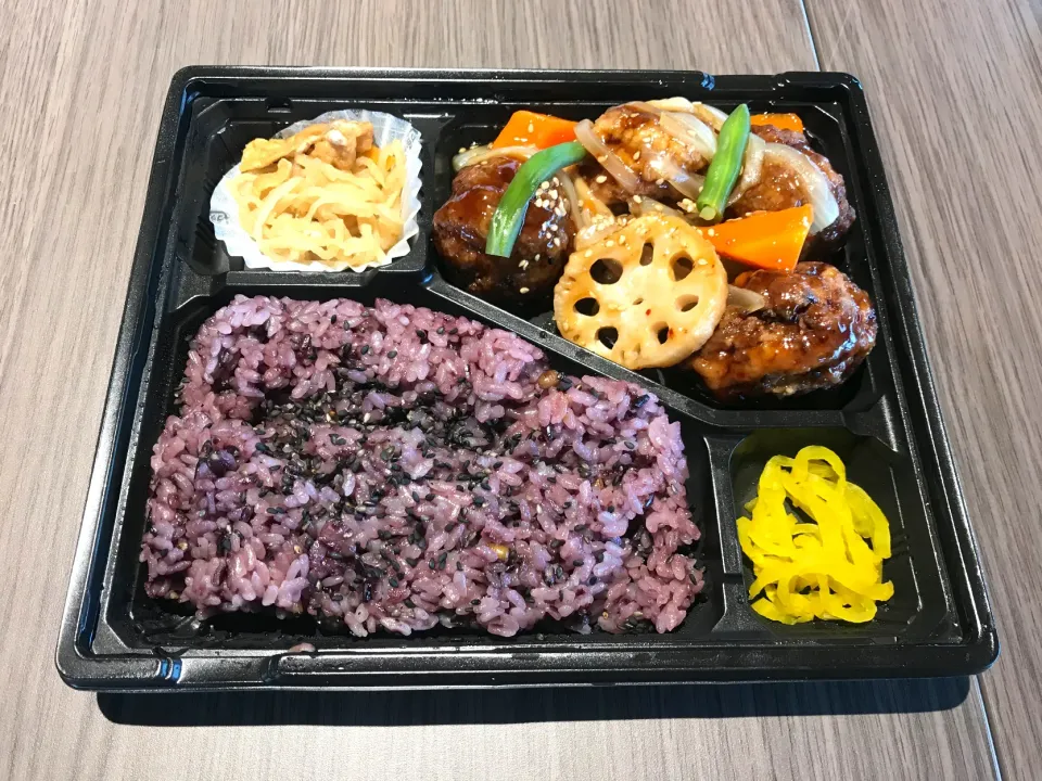 黒酢あんかけお弁当|こぢえさん