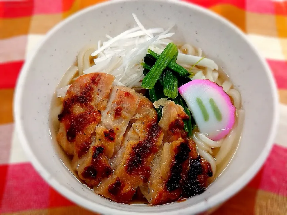 若鶏のもも炭火焼きうどん|よっしー(=^ェ^=)さん