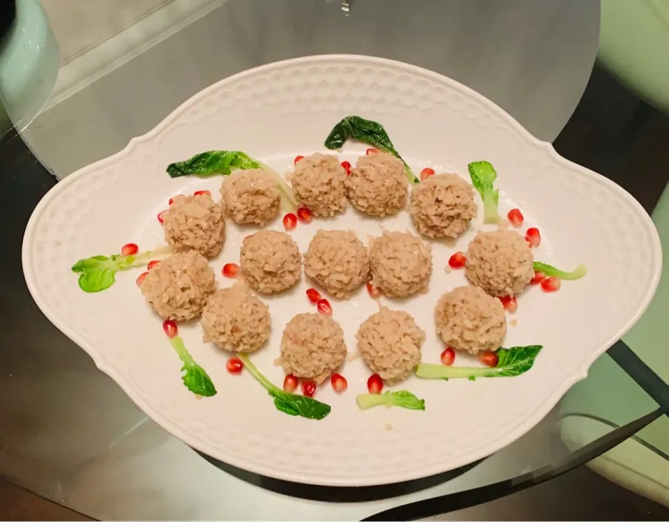 雞肉蓮藕丸子  ball of chicken meat with lotus root|Cindy Huangさん