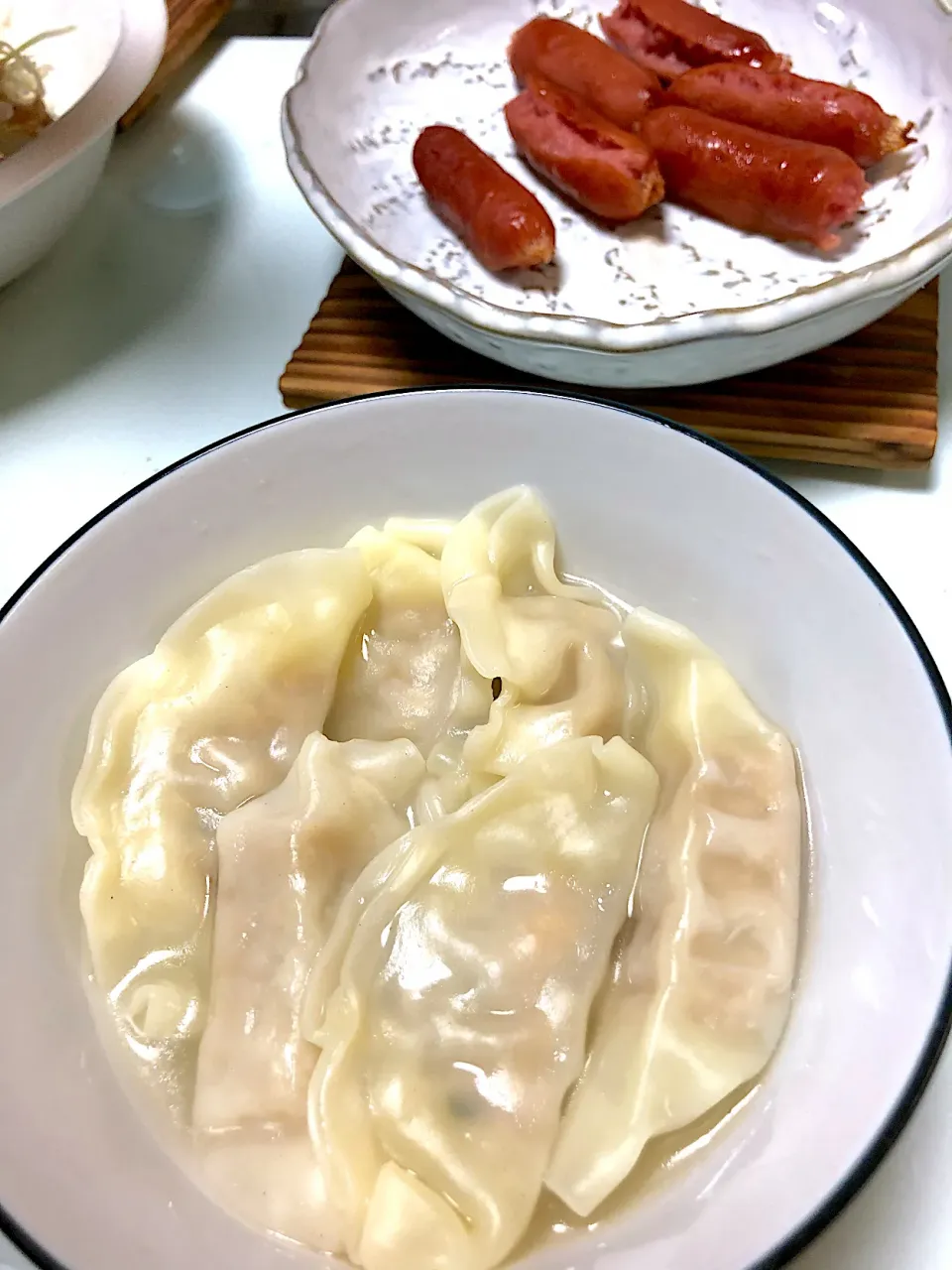 鶏ガラスープの水餃子|かずさん