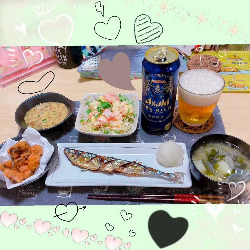 Snapdishの料理写真:１１／１７ ｔｕｅ 晩ごはん🍴＊○°|rinaronarさん