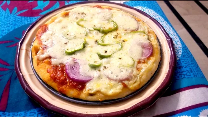 no yeast no cheez pizza😃|hina jibranさん