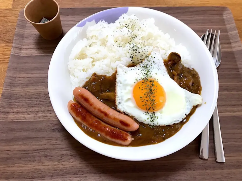 Snapdishの料理写真:朝カレー2日目|morimi32さん