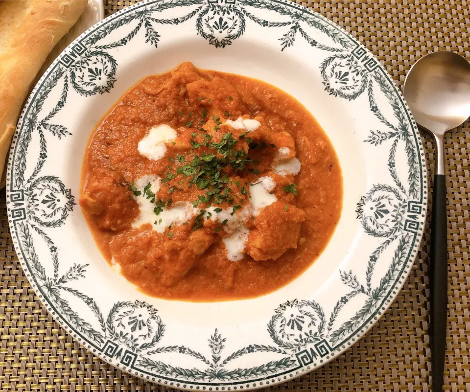 バターチキンカレー　　　　　　　　　　　　　　　豆乳クリームとココナッツヨーグルト使って|mashaさん