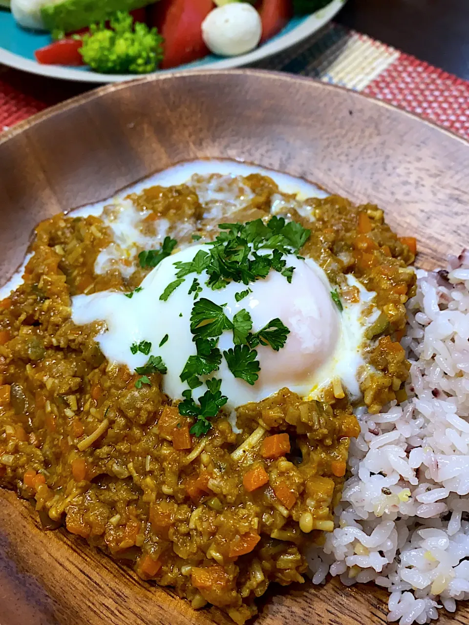 Snapdishの料理写真:野菜たっぷりのドライカレー🍛|minaさん