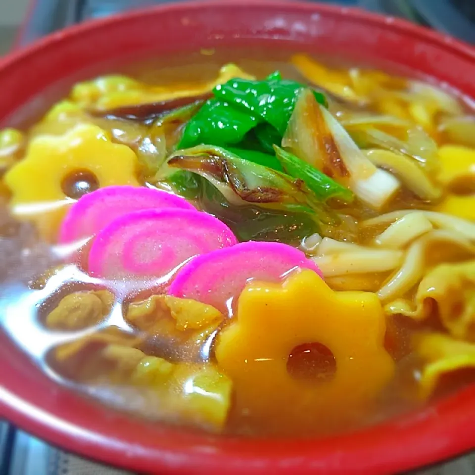 トロトロカレーうどんの
      焼きネギピーマンのっけ～♪♪|砂糖味屋キッチンさん