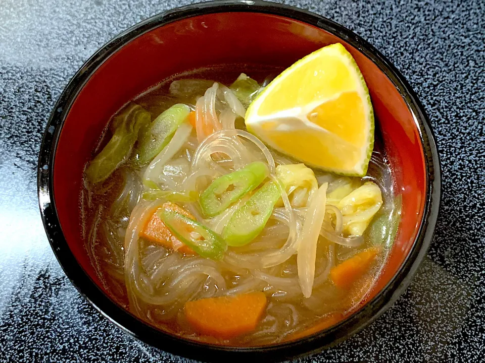 🍲🥄春雨野菜のシンプルスープ🥄🍲|Hanami Takigamiさん