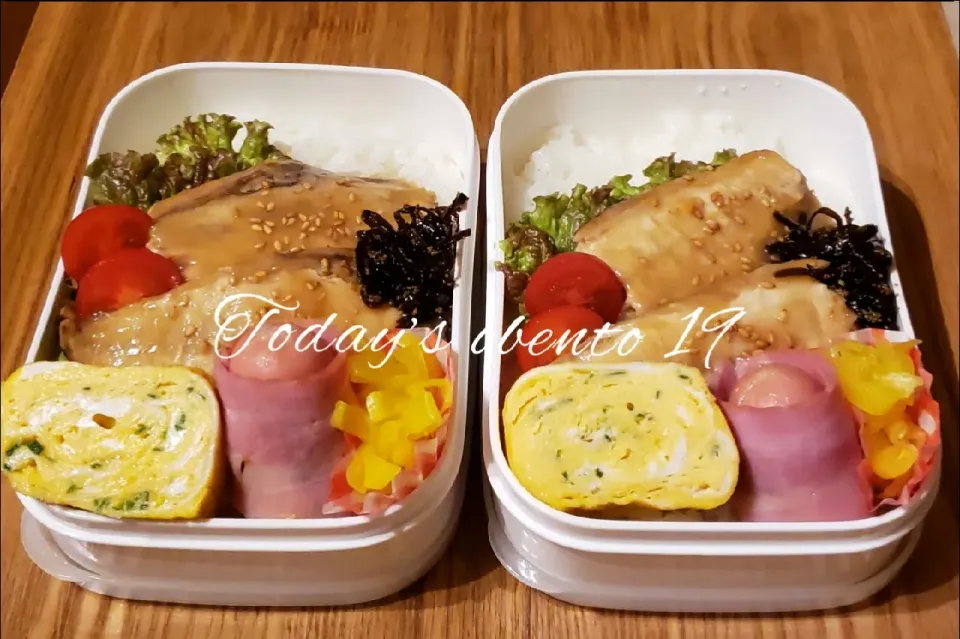 わが家の働く男弁当
サバの味噌煮弁当‥|kimikimi❤kitchenさん