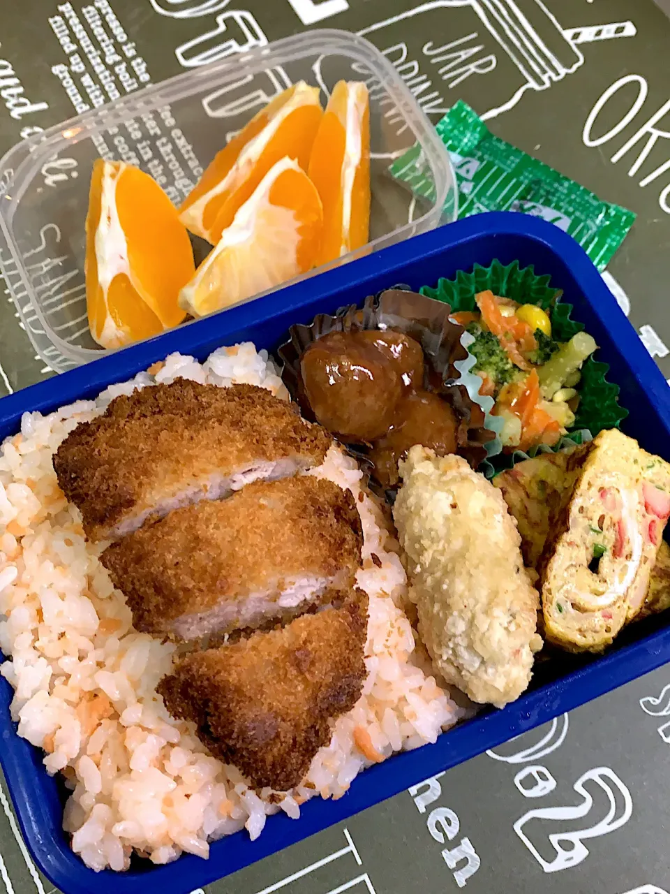 Snapdishの料理写真:今日の息子のお弁当🍱|クローバー🍀さん