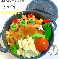 Snapdishの料理写真:のっけ弁照り焼きチキン