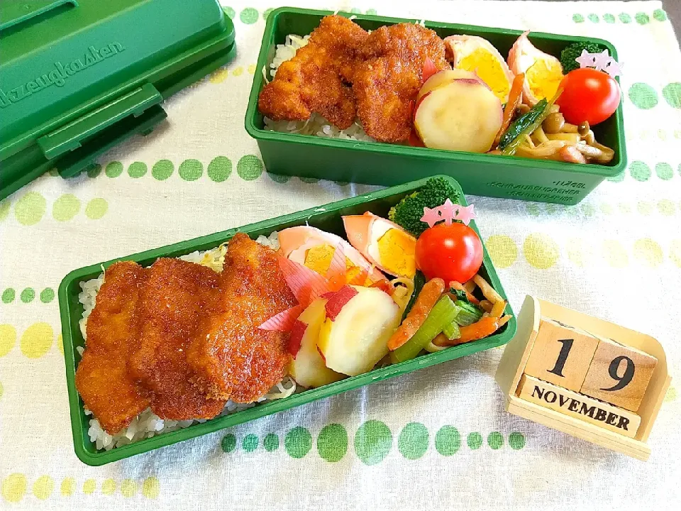 🍱今日の息子達のお弁当|tomoさん