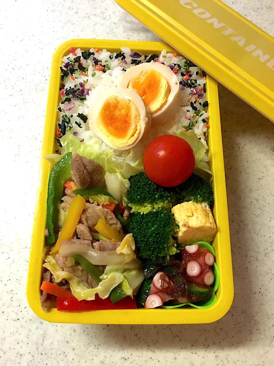 Snapdishの料理写真:高3次男弁当！|がおりんさん