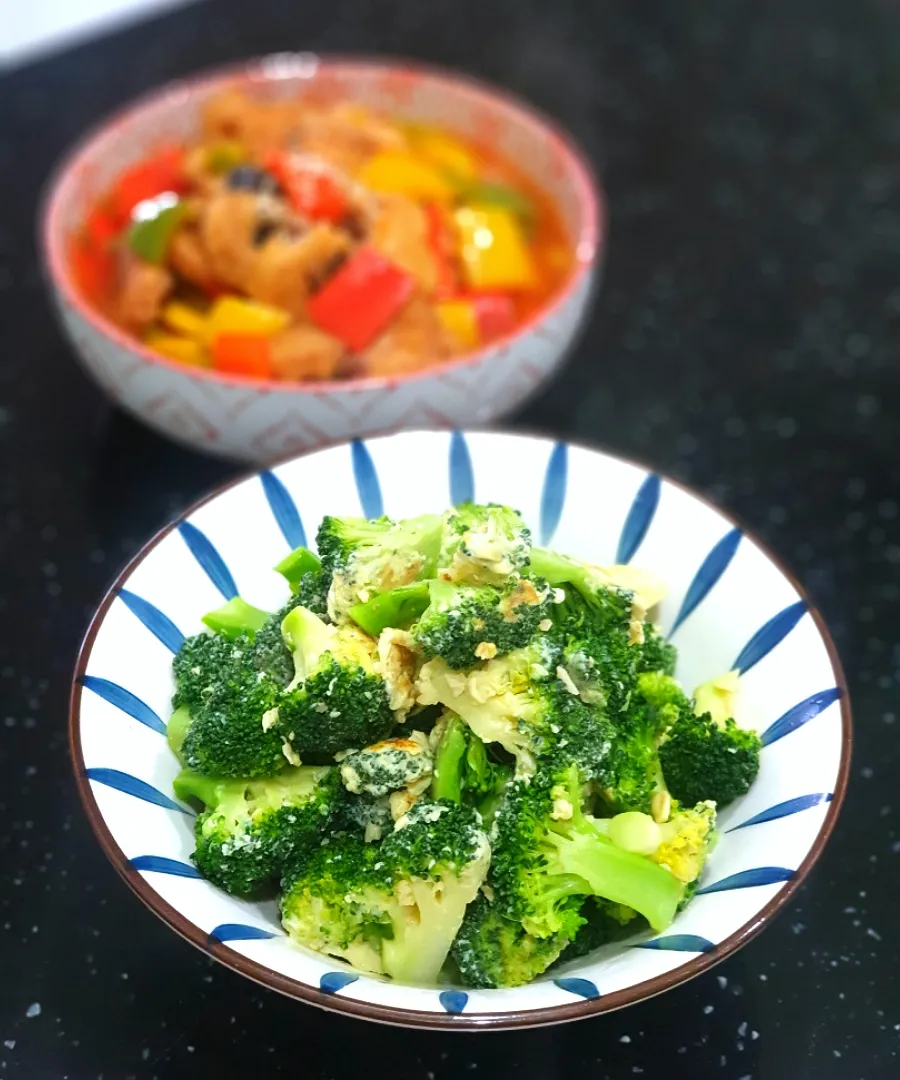 envymaqueen's dish Stir Fry Broccoli Egg|envymaqueenさん