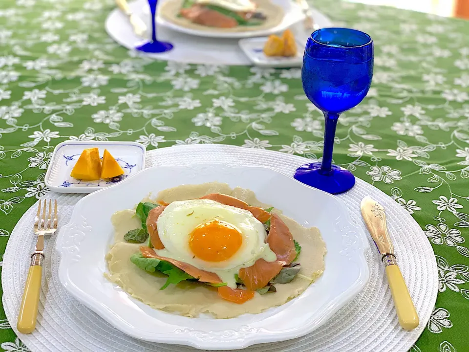 20201119-1 お昼ご飯…蕎麦粉のガレット作ったら失敗した😢|Seikoさん