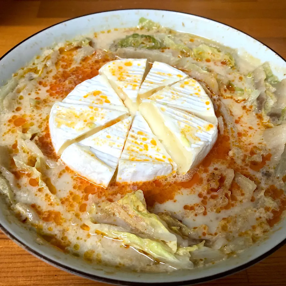 チーズたっぷり！豆乳担々白菜重ね煮|田中章さん