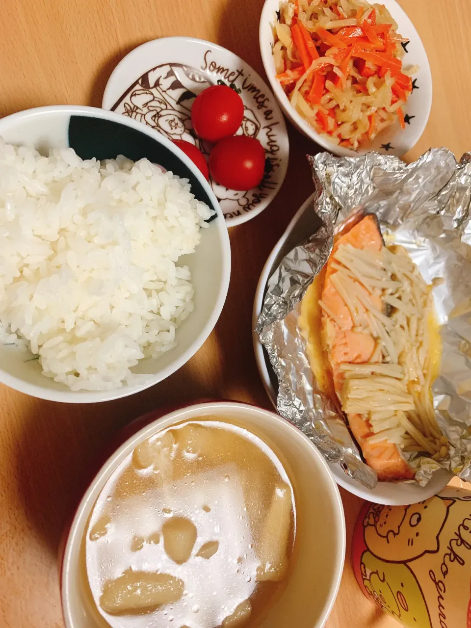 Snapdishの料理写真:鮭のホイル焼き|あみたんさん