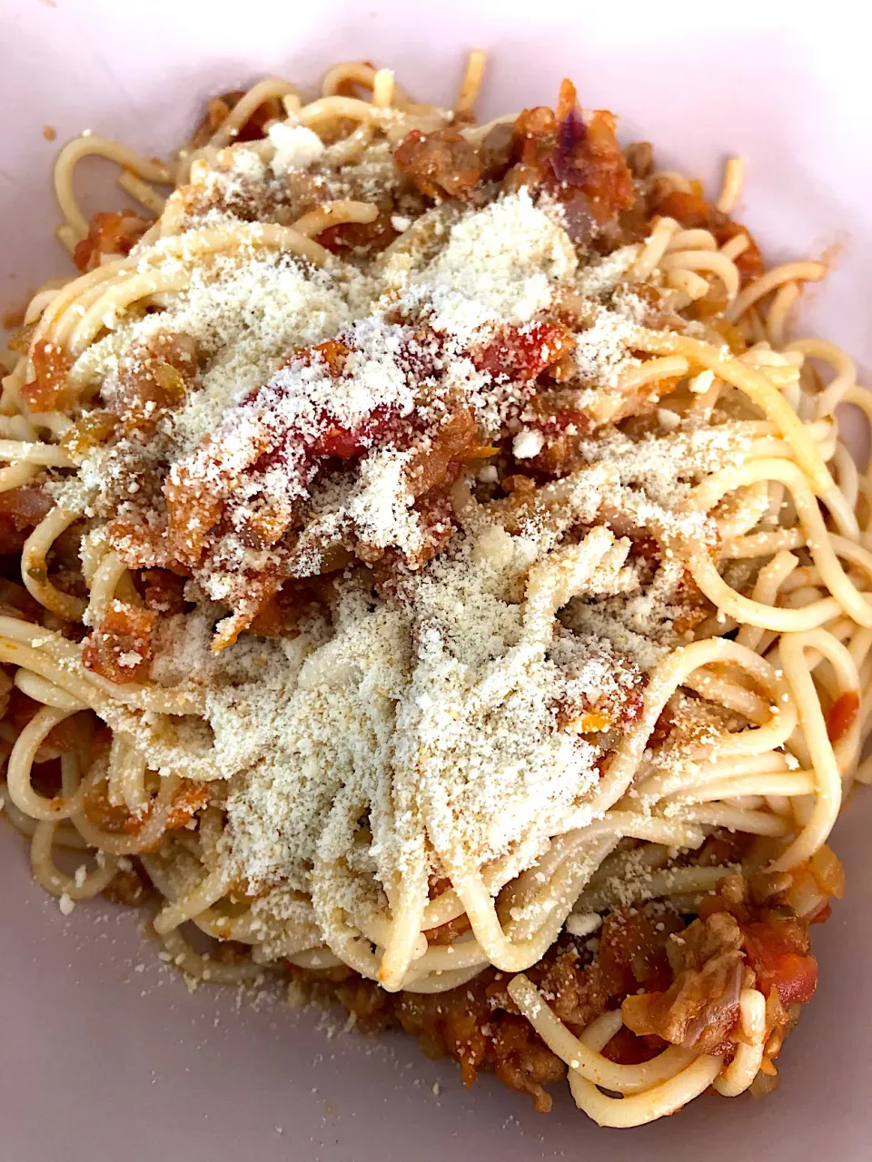 Vegan spaghetti bolognaise with cashew parmigiana 🍝|MissYumYumさん