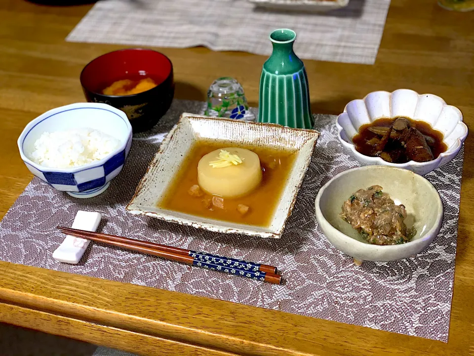 大根の鼈甲餡仕立て|晩酌男さん