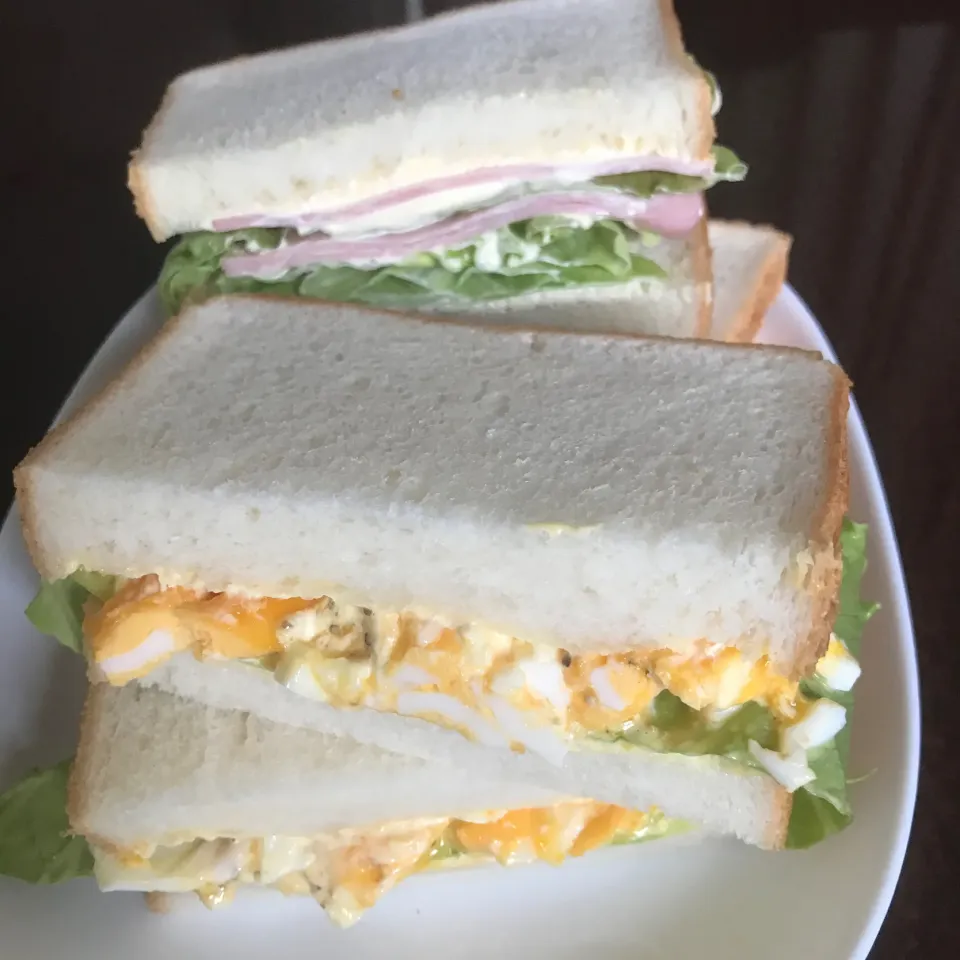 サンドイッチ🥪レタスハム、たまご|純さん