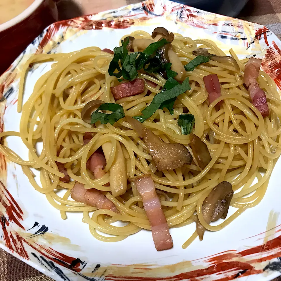 キノコの和風パスタ|あさかさん