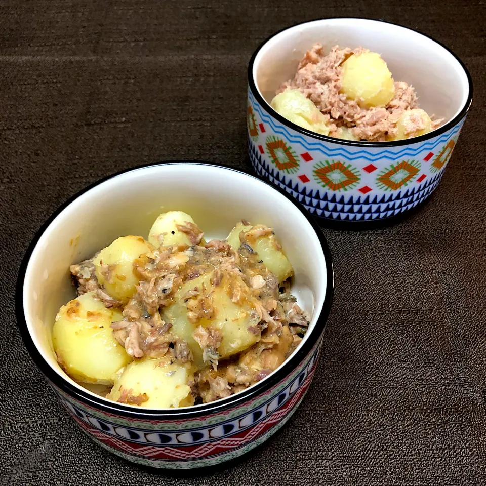 シーチキンポテト＊オリーブオイルサバ缶じゃが🥔|henryさん