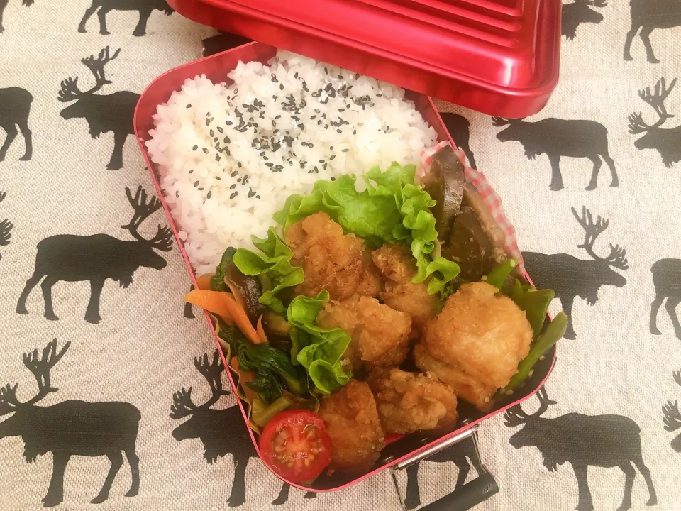 高校生弁当　11-42 唐揚げ弁当|mashaさん