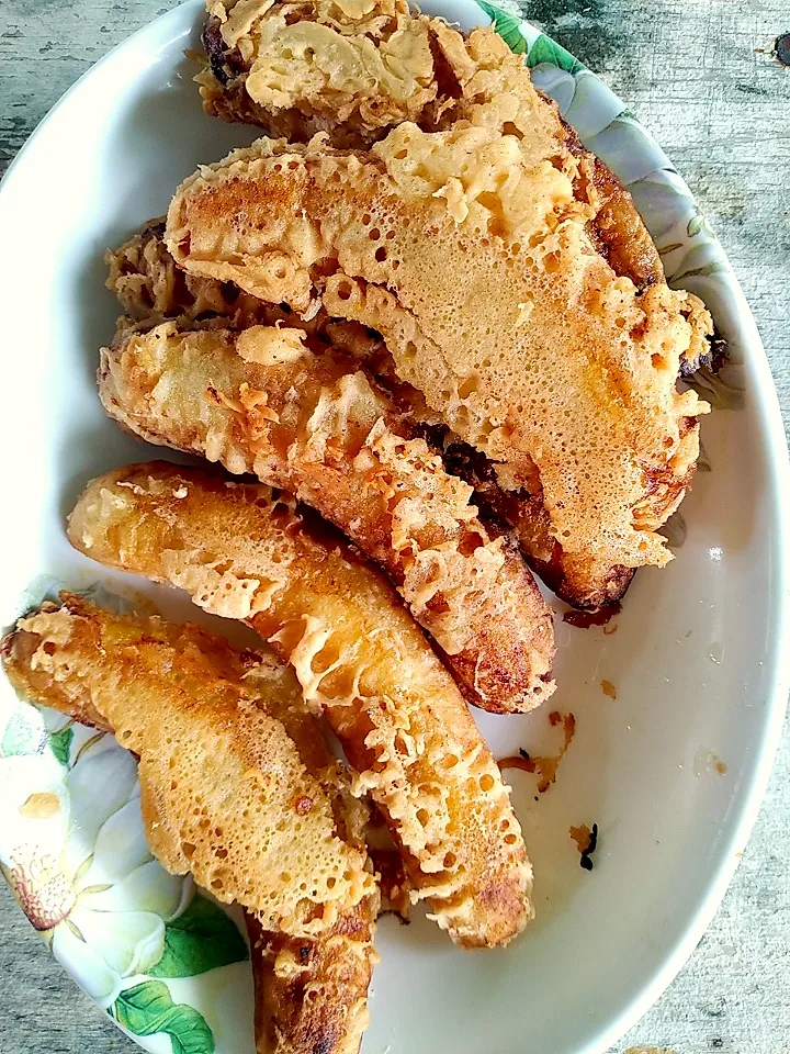 Snapdishの料理写真:pisang goreng|lailatul73さん