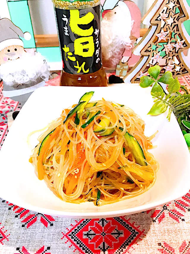 ✲︎サラダの旨たれを使った春雨サラダ！明日のお弁当用|🌼はなちゃん🌼さん