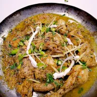 Snapdishの料理写真:Pakistani Chicken black pepper karahi.|Haroon Subhaniさん