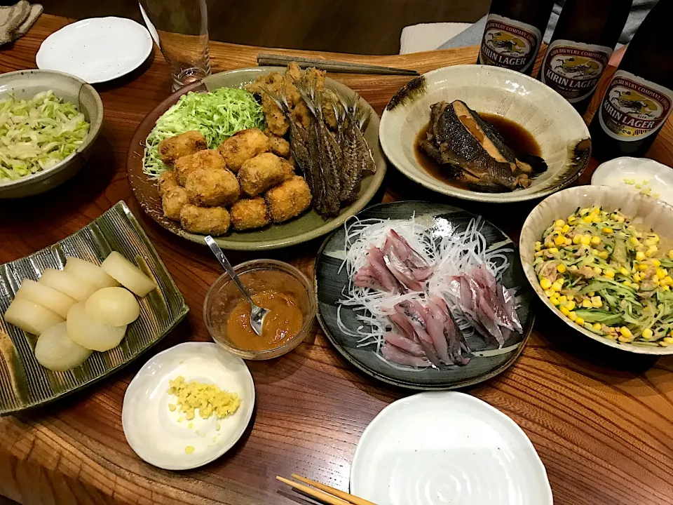 Snapdishの料理写真:2020.11.21 飲み友夫婦と家飲み🍻🍻🍻|ゆみずさん