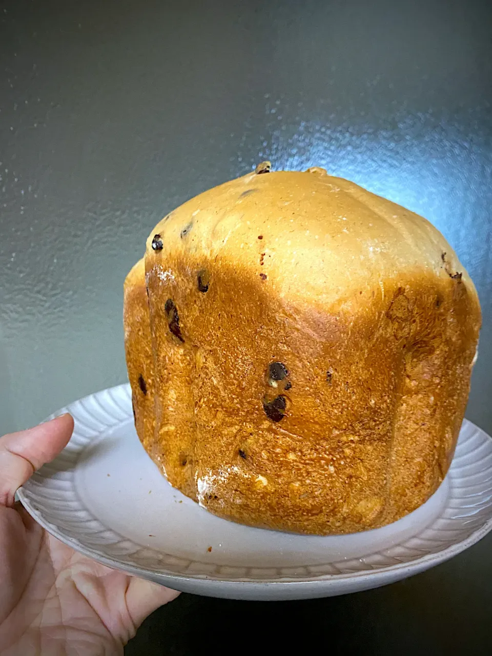 ＨＢでマカダミアナッツとチョコバナナの食パン|1614さん