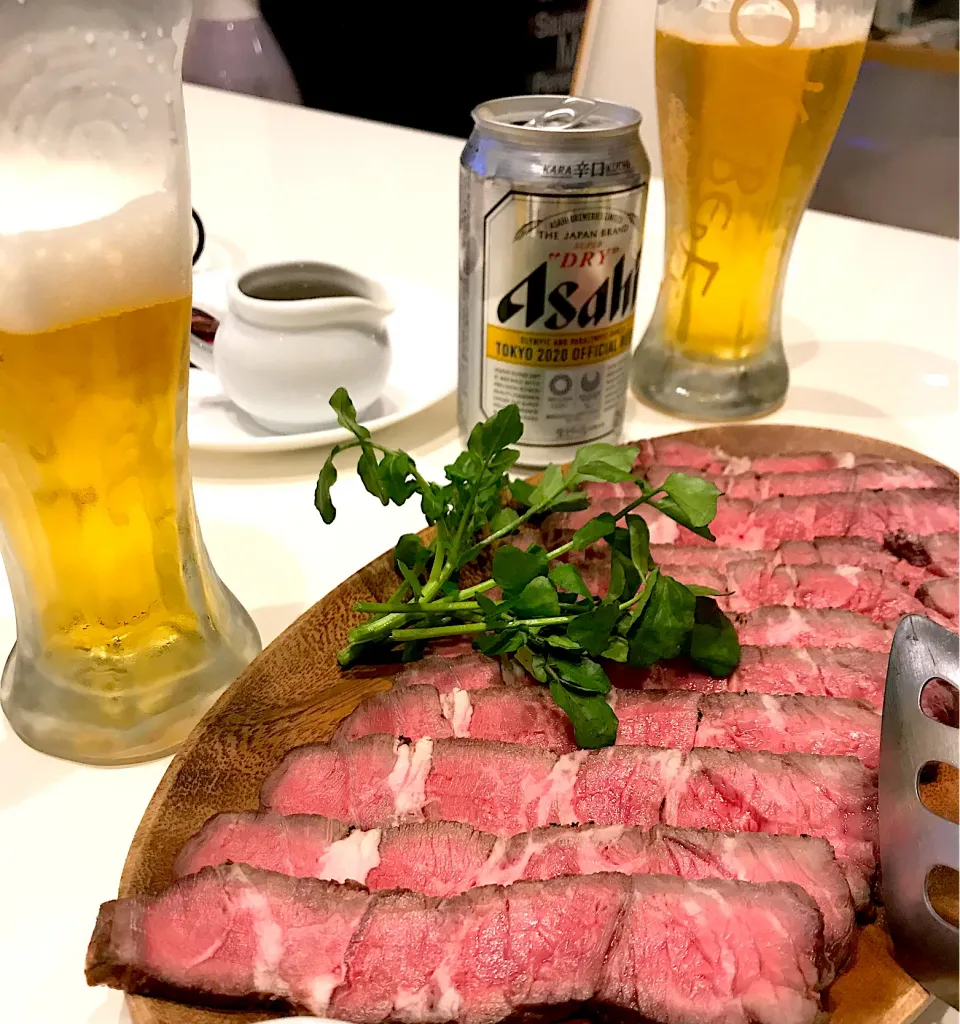 ステーキ🥩2日目‼️➰🍻😋|ナムナムさん